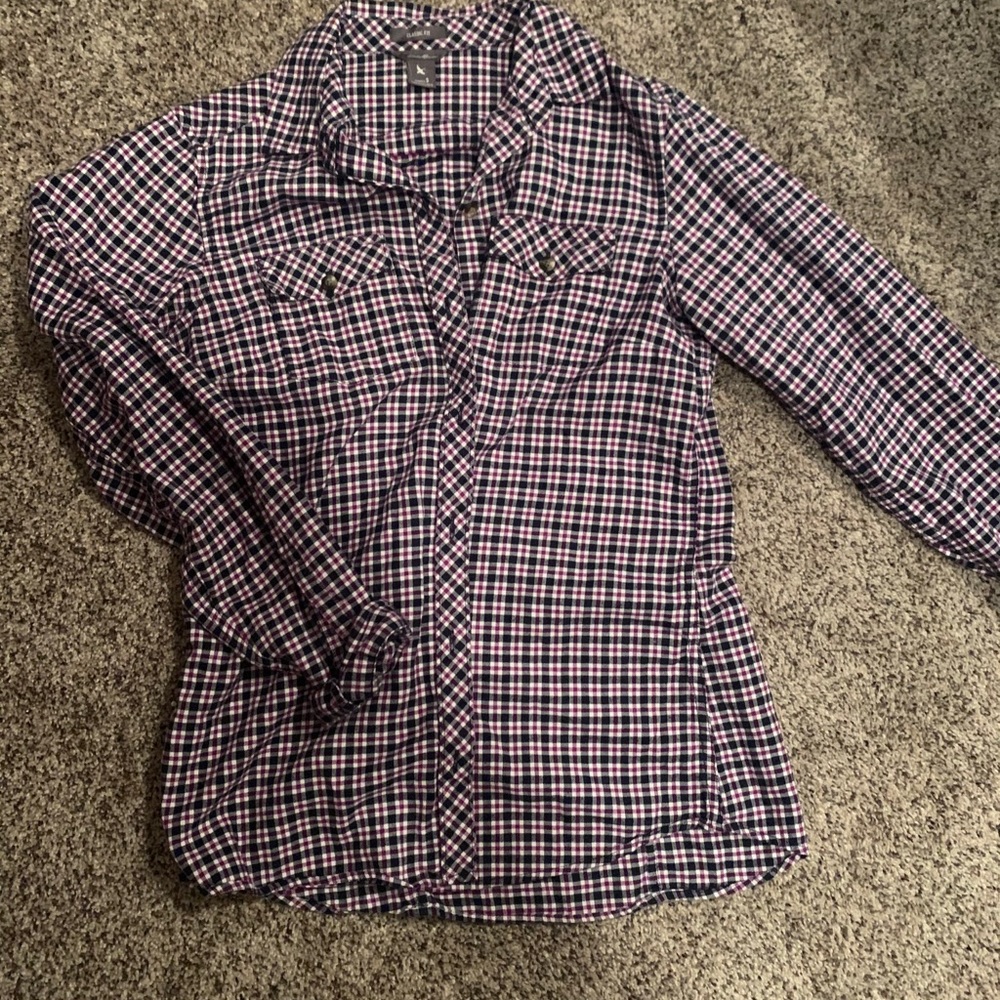 Eddie Bauer (classic fit) plaid button down